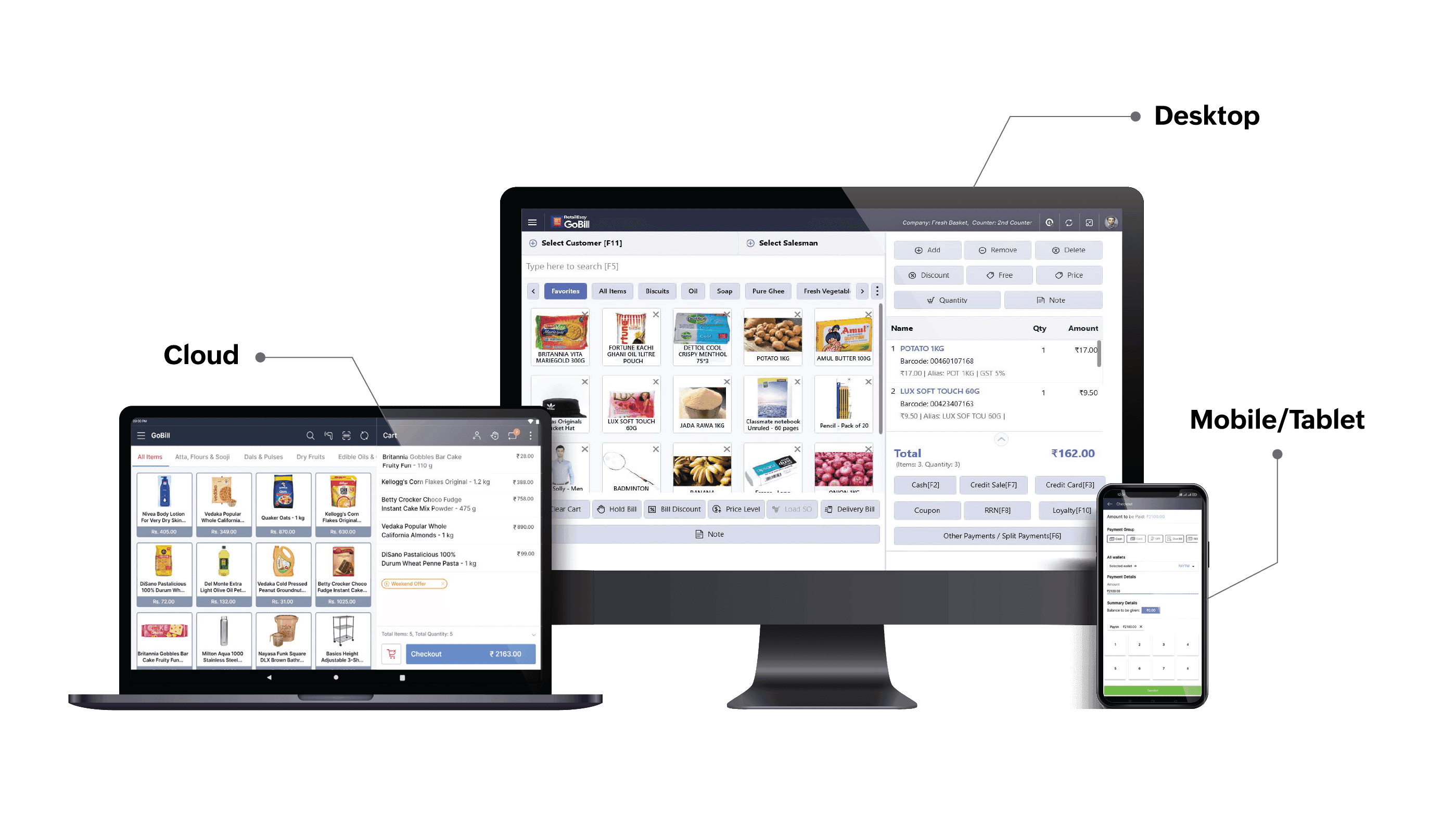 Use Godelight on desktop, laptop, and mobile