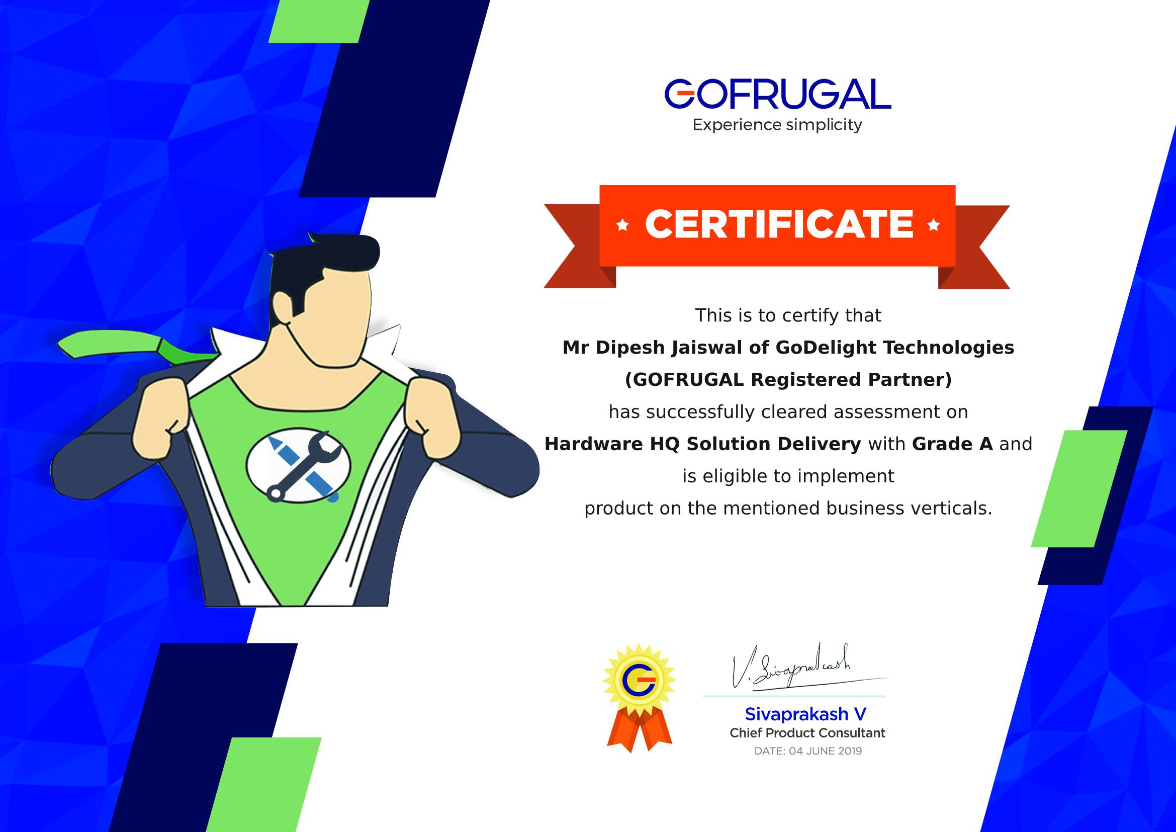 Hardware Certificate